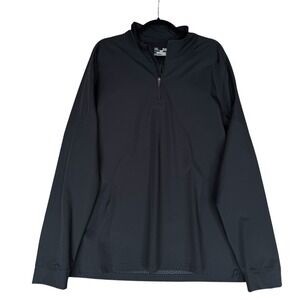 Under Armour Performance Jacket Windbreaker Men's‎ XL Black Cold Gear Loose